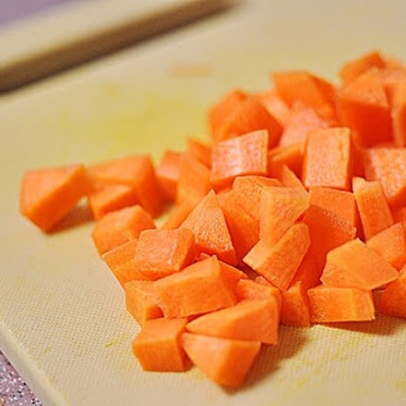 Step 2 Prepare the vegetables Shrimp soup with eggs and vegetables