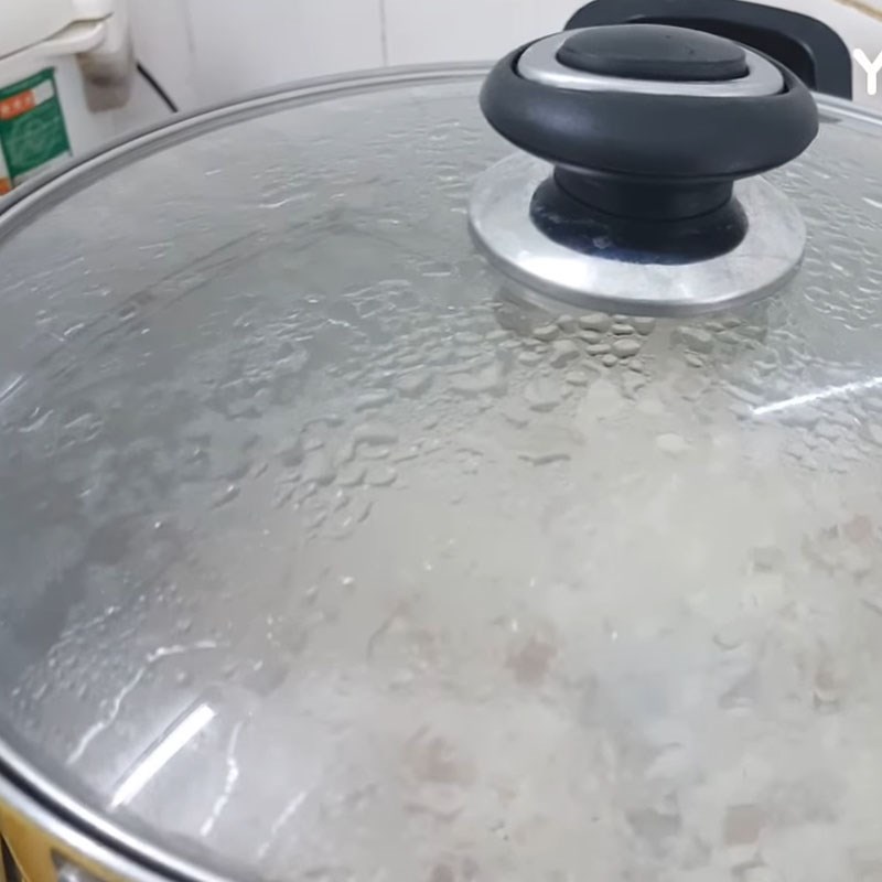 Step 5 Cook sticky rice Sticky rice with peanuts