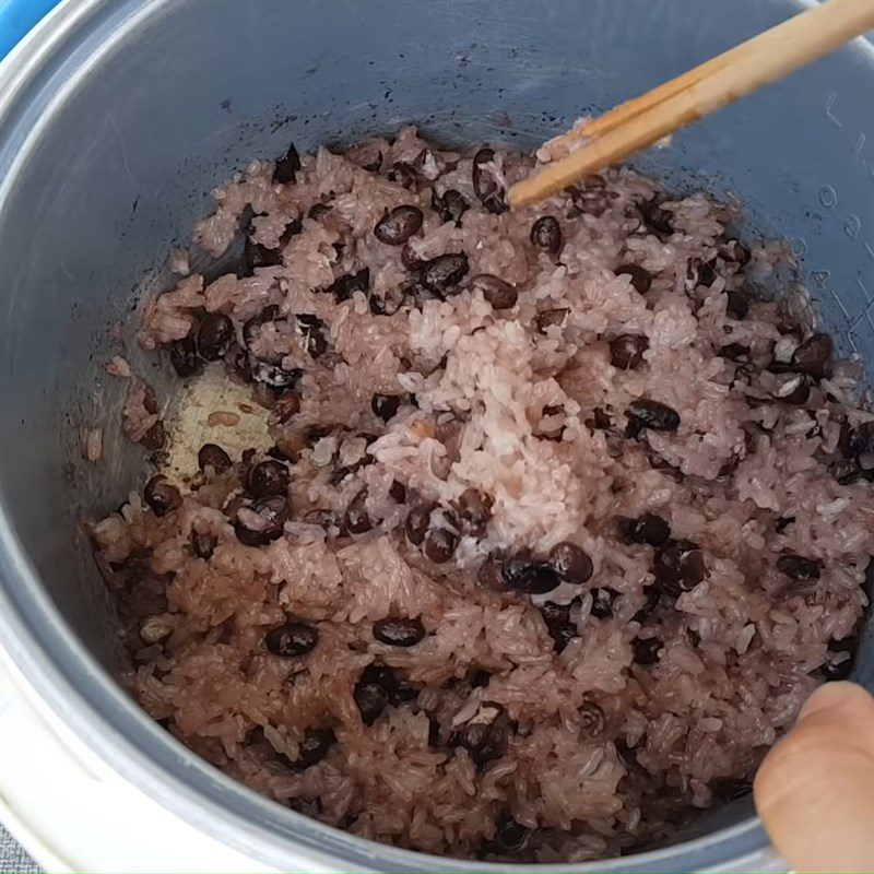 Step 3 Cooking Sticky Rice Black Bean Sticky Rice