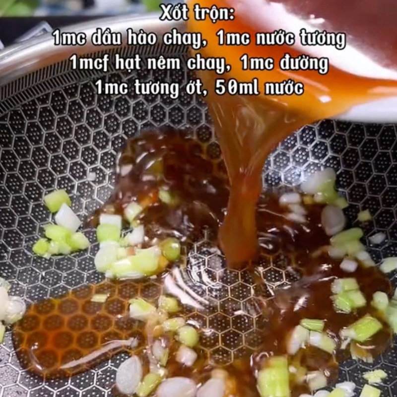Step 2 Make Dressing for Vegetarian Mushroom Vermicelli Salad