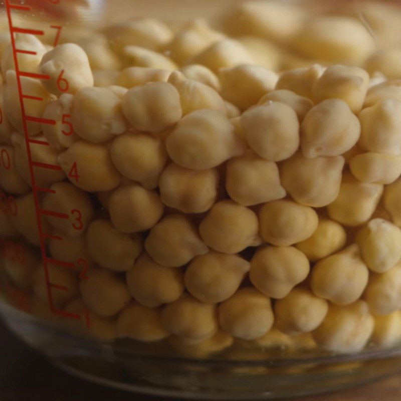 Step 1 Soak the chickpeas Chickpea Tofu