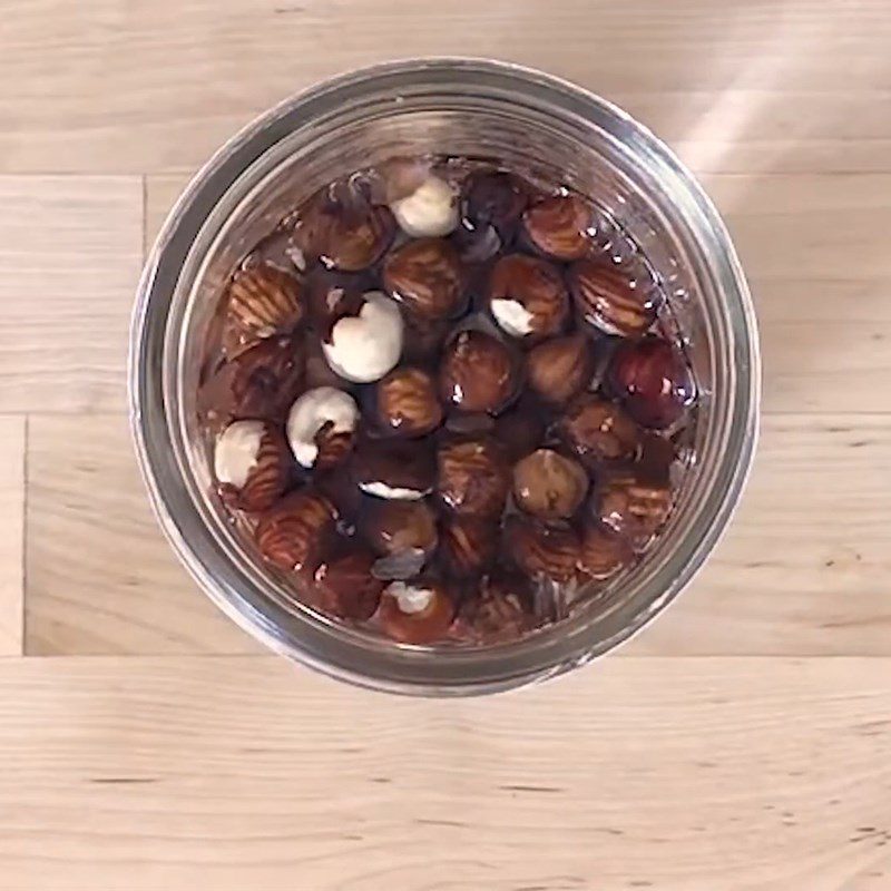 Step 1 Soak the hazelnuts for Traditional Hazelnut Milk