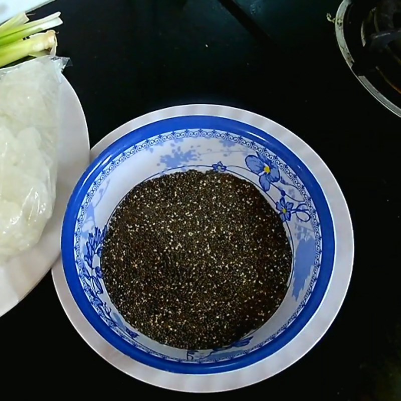 Step 2 Soak coconut jelly and chia seeds Coconut jelly with chia seeds