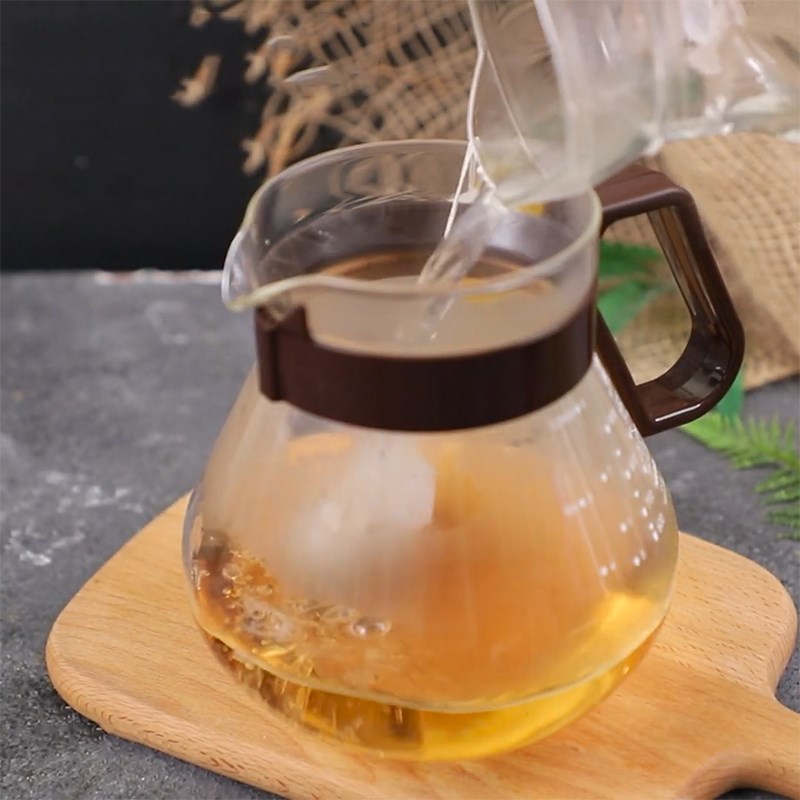 Step 1 Soak the tea Lipton licorice tea