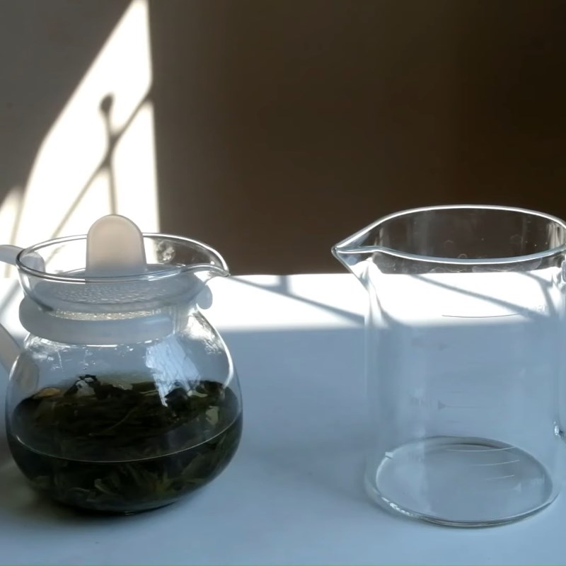 Step 1 Soak the tea Tangerine Tea