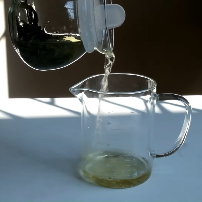 Step 1 Soak the tea Citrus tea