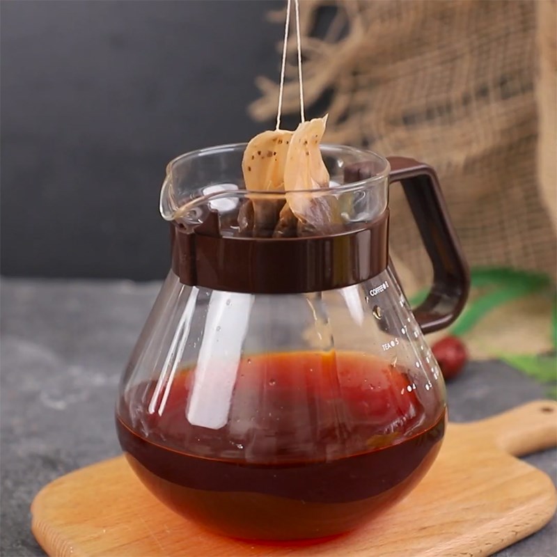 Step 1 Soak the tea Lipton licorice tea