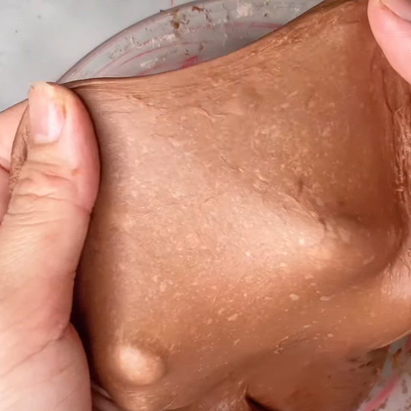 Step 2 Knead the dough for Chocolate Bread using an air fryer