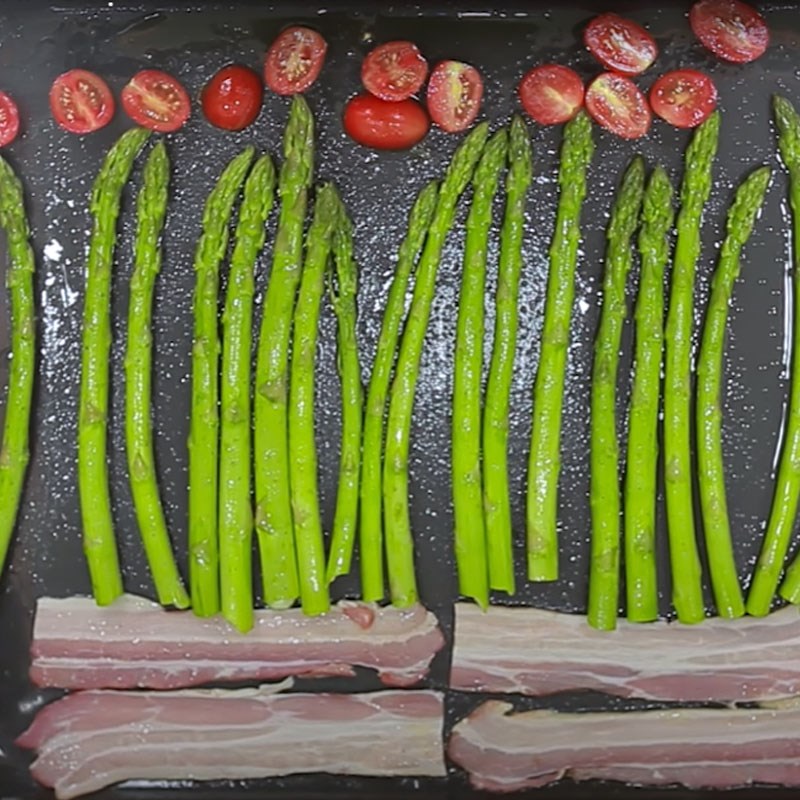 Step 2 Grilled asparagus Grilled asparagus with cheese