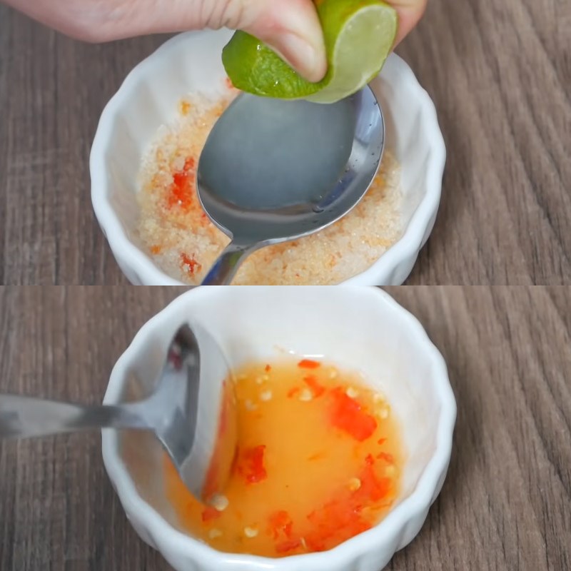 Step 4 Dipping sauce Garlic butter grilled chicken thigh