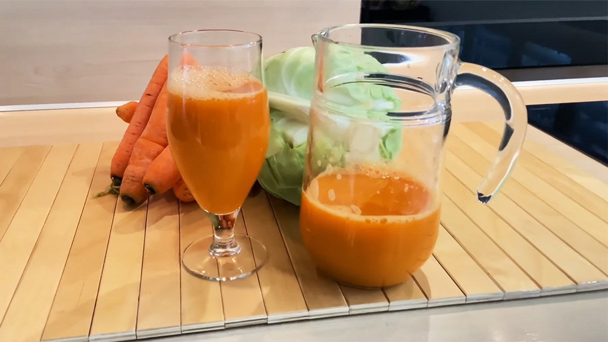 2 ways to make refreshing white cabbage juice, rich in vitamins good for health 2 Cabbage Carrot Juice