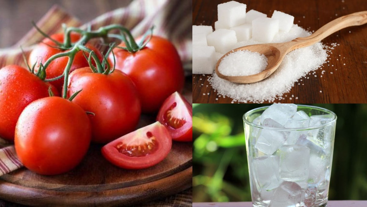 Ingredients for tomato juice