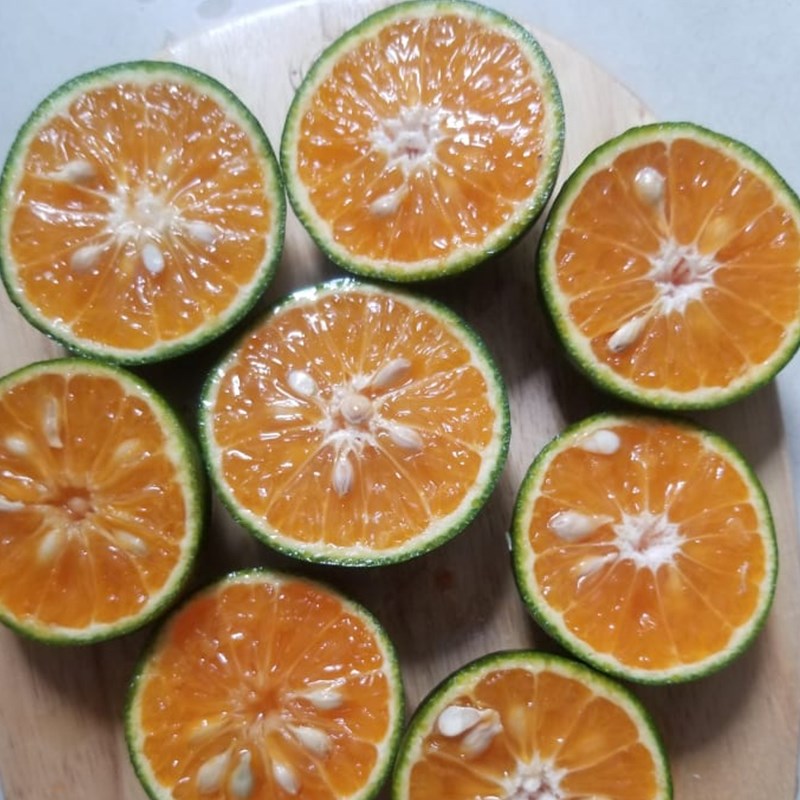 Step 1 Prepare and squeeze oranges for Carrot Orange Juice
