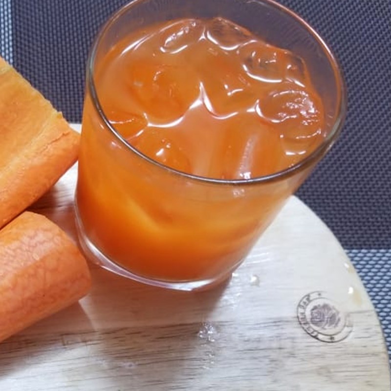 Step 4 Finished Product Carrot Orange Juice