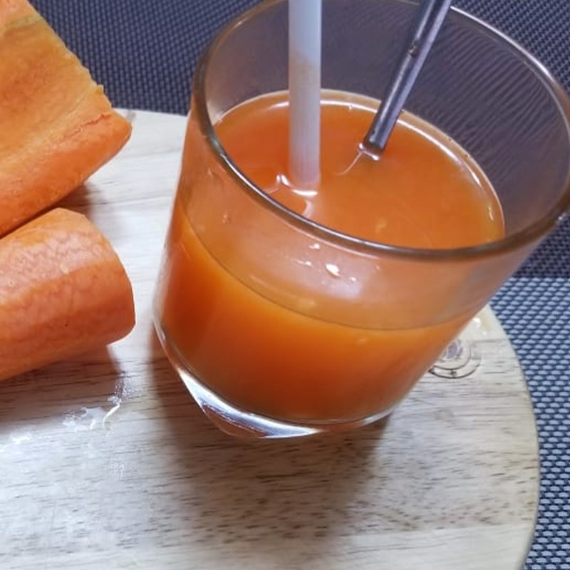 Step 3 Mix carrot orange juice Carrot orange juice