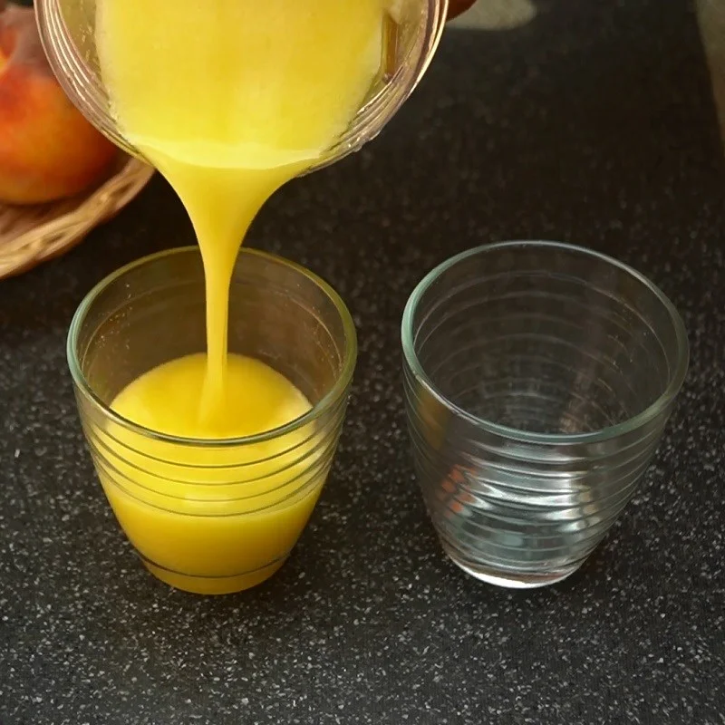 Step 3 Completion Fresh peach juice