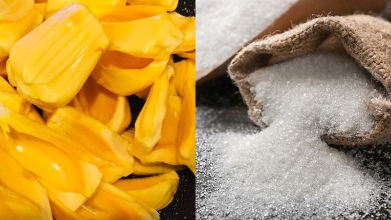 Ingredients for jackfruit juice