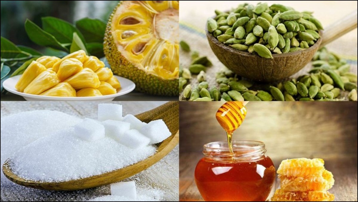 Ingredients for jackfruit juice