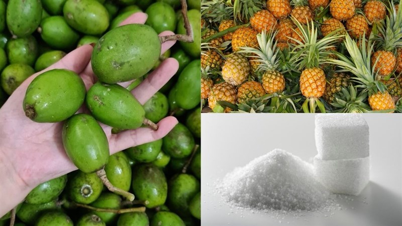 Ingredients for the recipe for guava juice