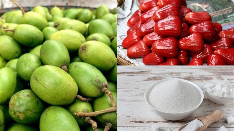 Ingredients for the dish on how to make guava juice