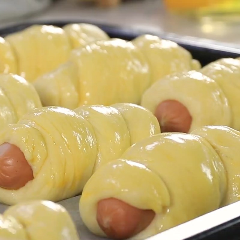 Step 5 Baking the Sausage Bread