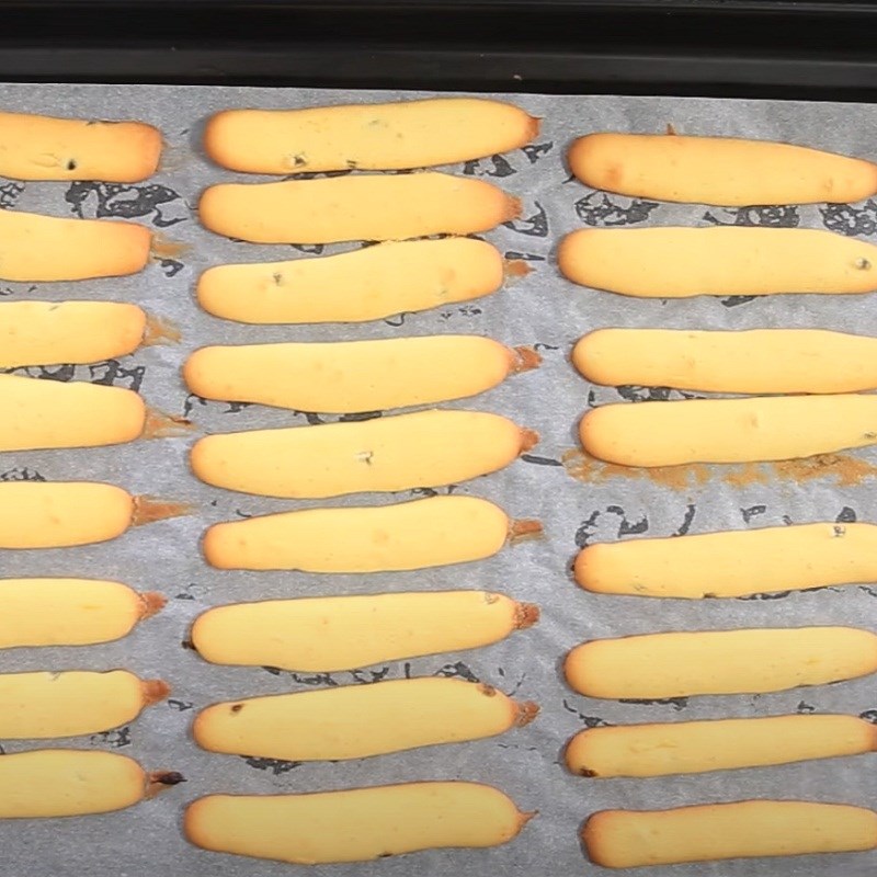 Step 4 Baking the cookies Passion fruit cookies