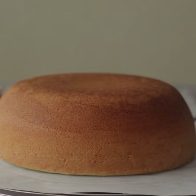 Step 7 Baking the cake with a rice cooker Taiwanese sponge cake using a rice cooker