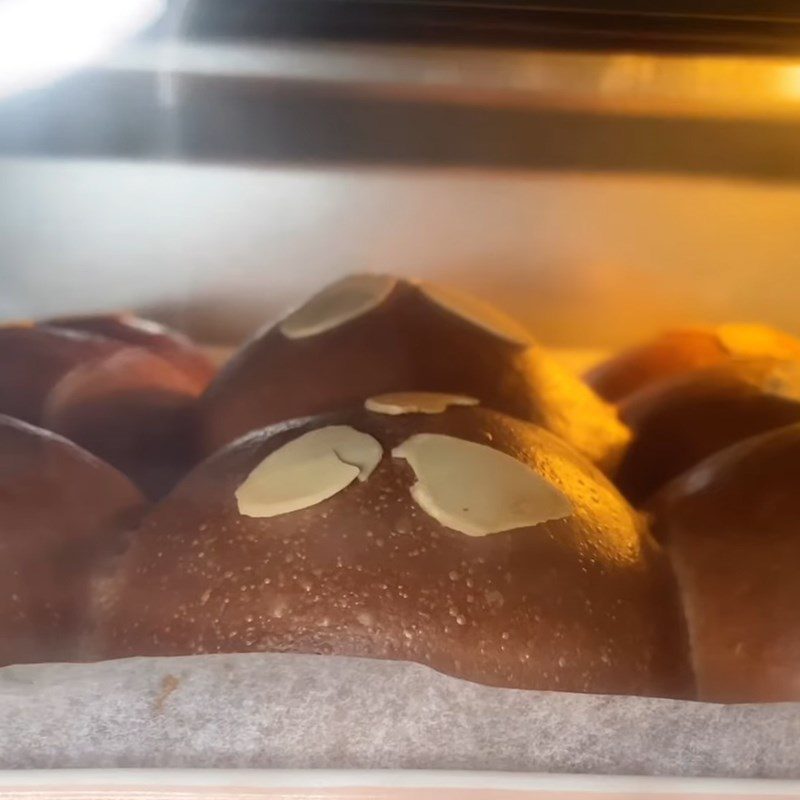 Step 5 Bake the bread for Chocolate Bread using an air fryer