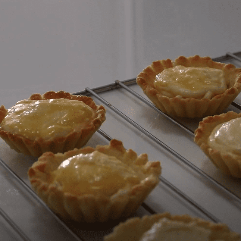 Step 6 Baking Cheese Tart Orange Flavor