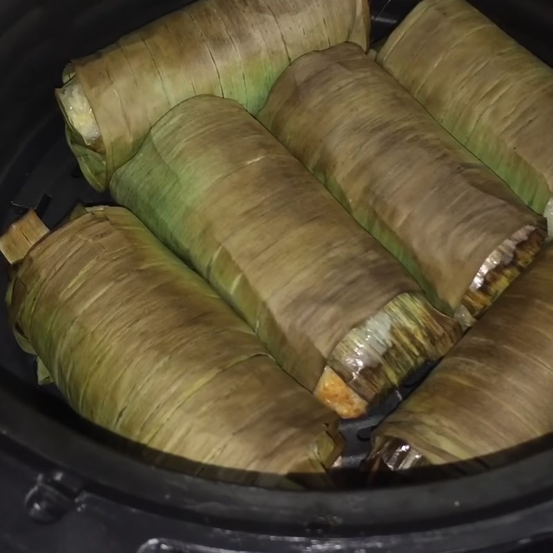 Step 5 Grilled Banana Sticky Rice