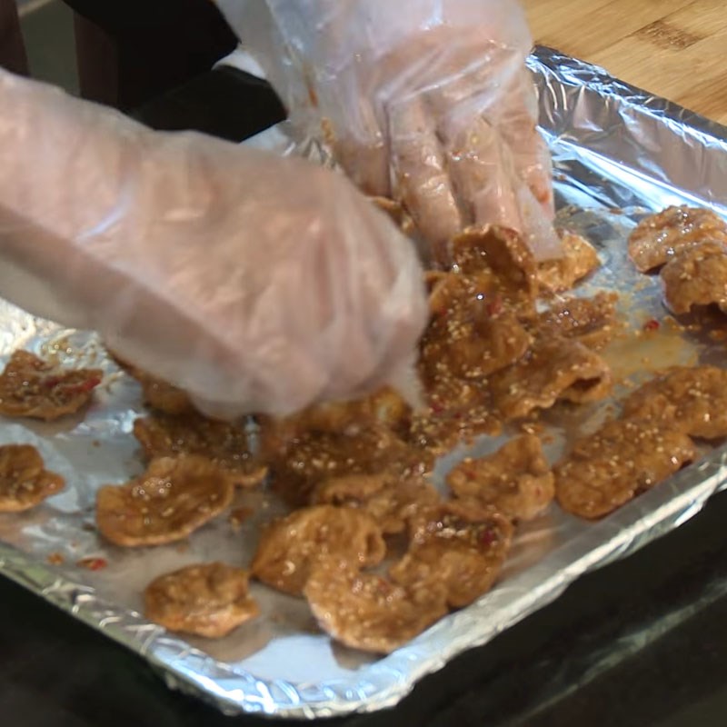 Step 4 Grill the baby ribs Grilled vegetarian baby ribs with sesame