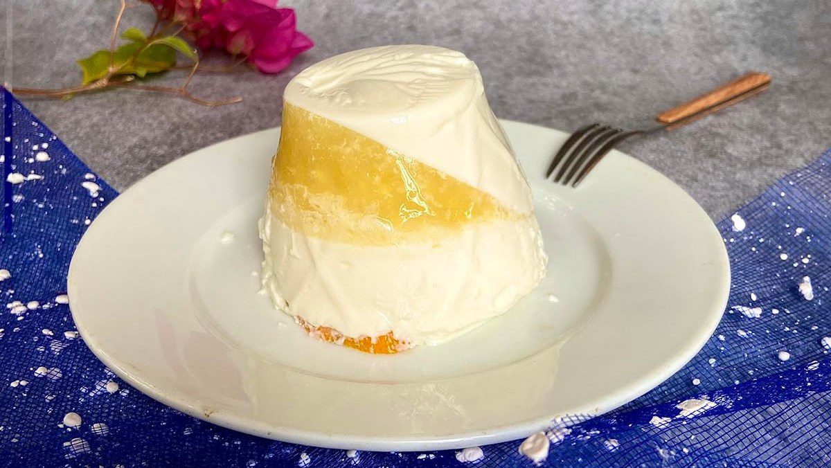 2 Ways to Make Soft, Creamy, Sweet and Sour Orange Panna Cotta Irresistibly Delicious 2 Panna cotta cam tươi