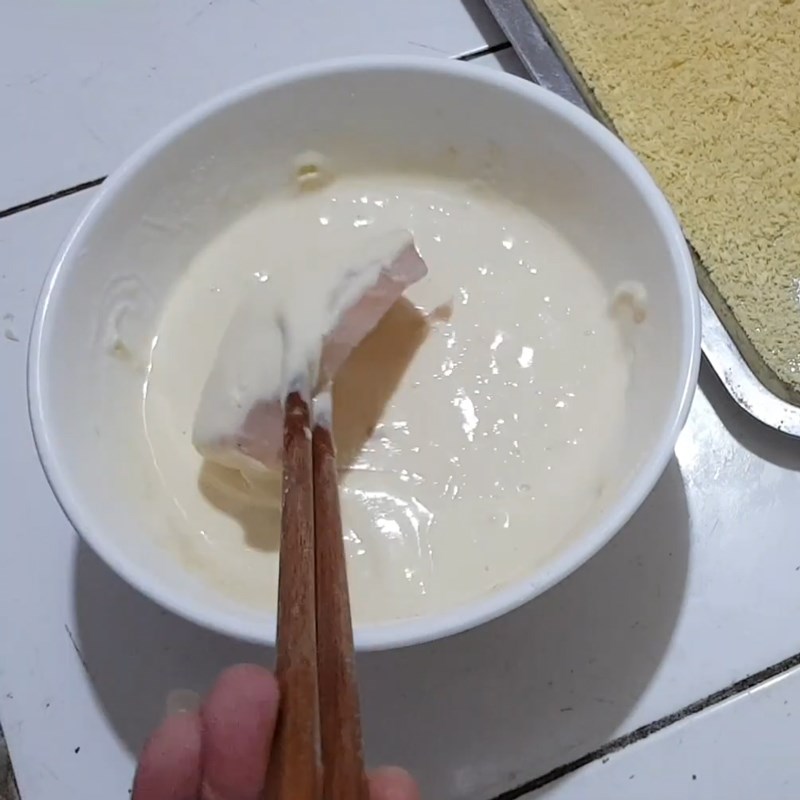 Step 2 Prepare the batter Fried Carp
