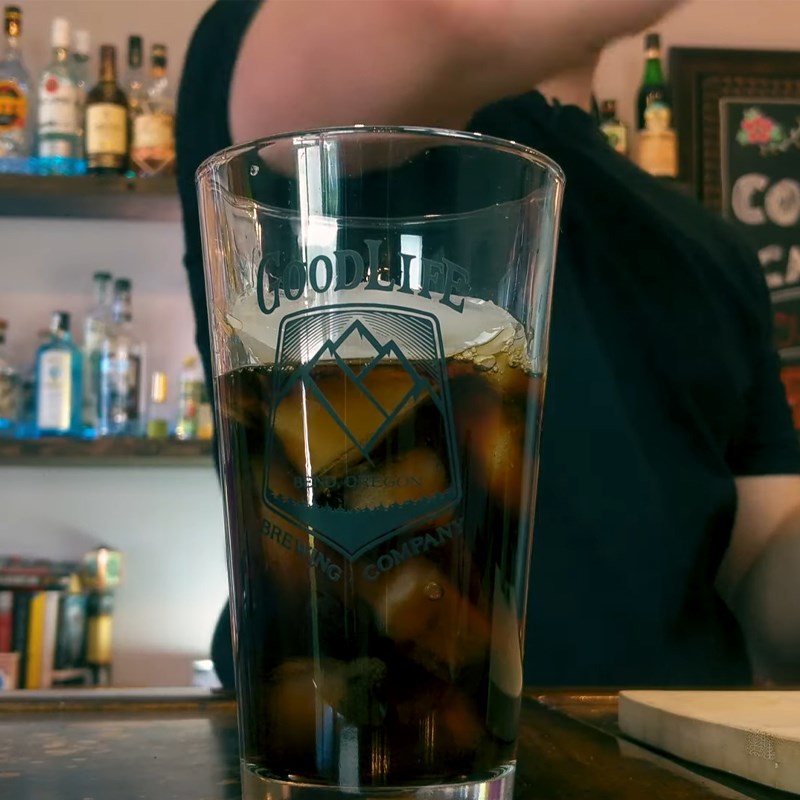 Step 1 Mix the cocktail Espresso Martini Cocktail