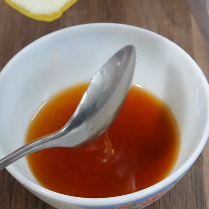 Step 3 Mix the fish sauce Beef salad recipe