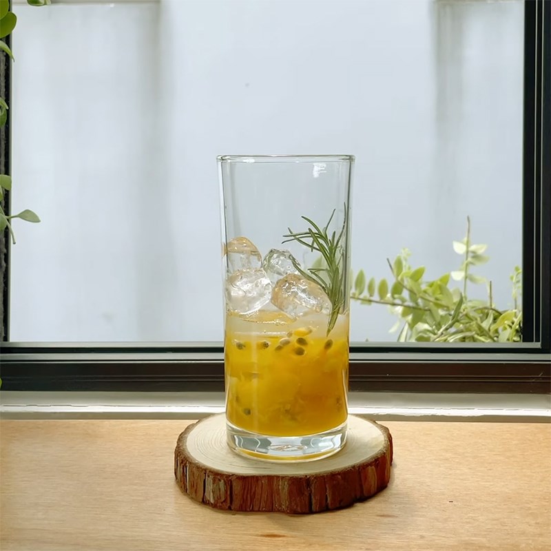 Step 3 Mixing Soda Mango Passion Fruit Soda