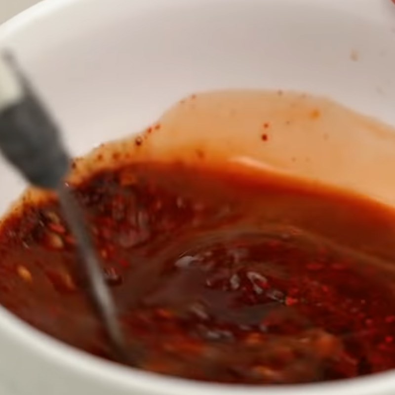 Step 2 Make the sauce for Kimchi Vegetable Fried Noodles