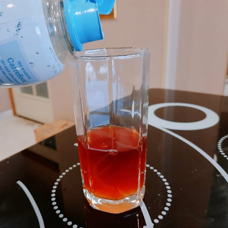 Step 2 Prepare peach tea with cheese cream Peach tea with cheese cream (Recipe shared by users)