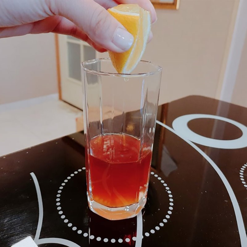Step 2 Prepare peach tea with cheese cream Peach tea with cheese cream (Recipe shared by users)