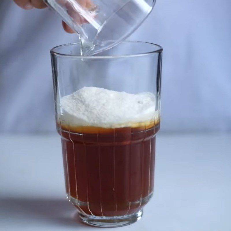 Step 3 Make milk tea Milk tea jelly using creamer