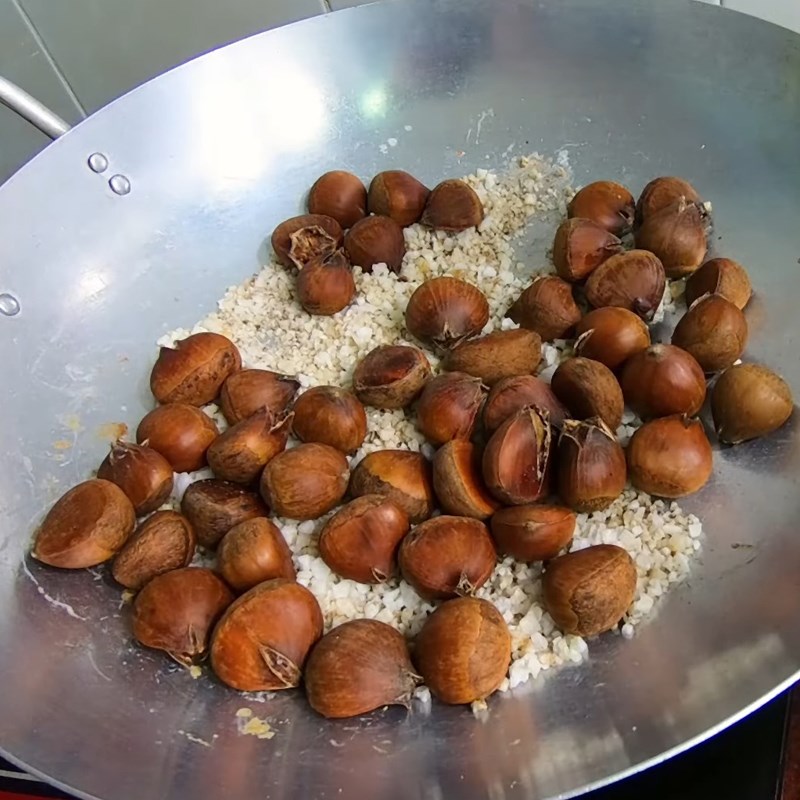 Step 3 Roast the chestnuts Roasted salted chestnuts