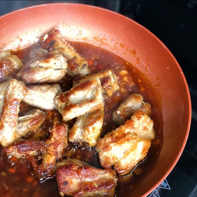 Step 4 Braising Ribs Sweet and Sour Ribs