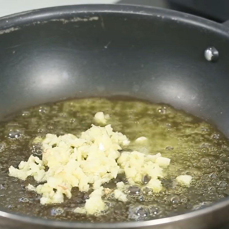 Step 3 Glaze quail eggs Quail eggs glazed with garlic butter