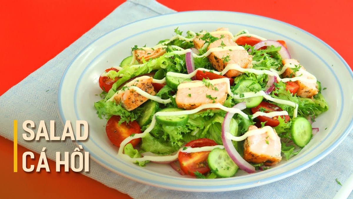 3 Simple, Delicious, and Nutritious Salmon Salad Recipes 24 Salmon salad with vinegar and oil