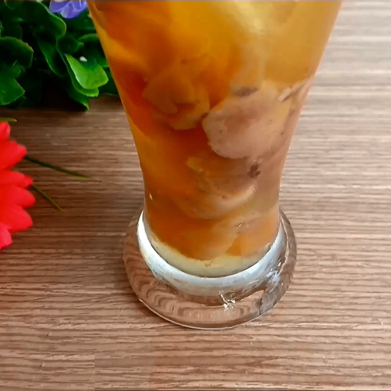 Step 5 Final product Chrysanthemum herbal drink with longan