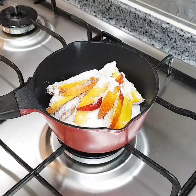 Step 2 Make peach jam for Peach Soda