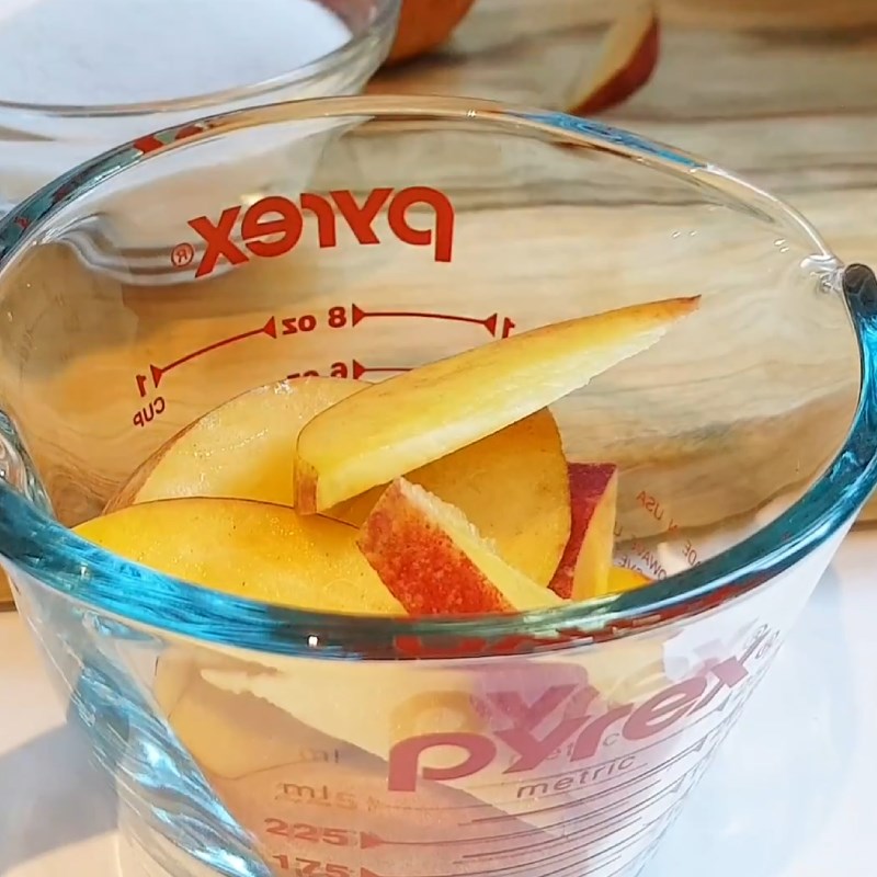 Step 2 Make peach jam for Peach Soda