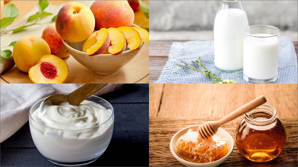 Ingredients for Peach Smoothie