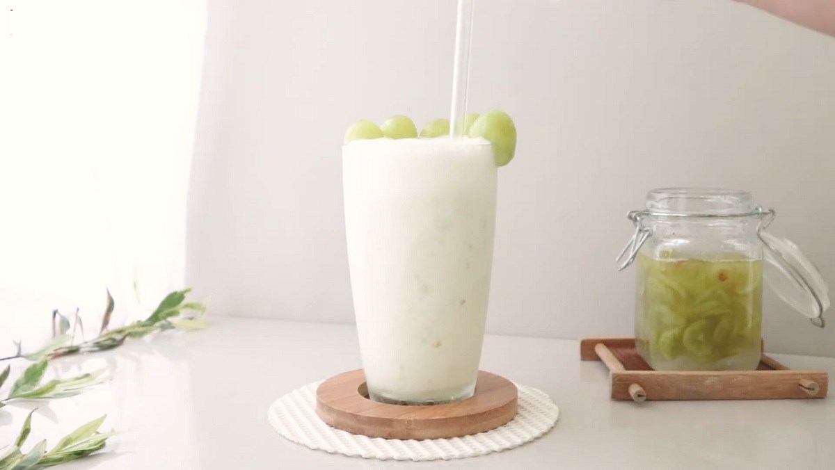 5 Ways to Make Delicious Sweet and Sour Green Grape Smoothies Good for Health 10 Green Grape Milk Smoothie