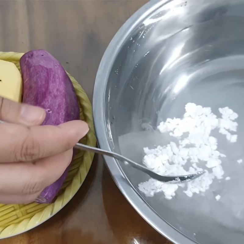 Step 1 Preparing sweet potatoes Butter Fried Sweet Potatoes
